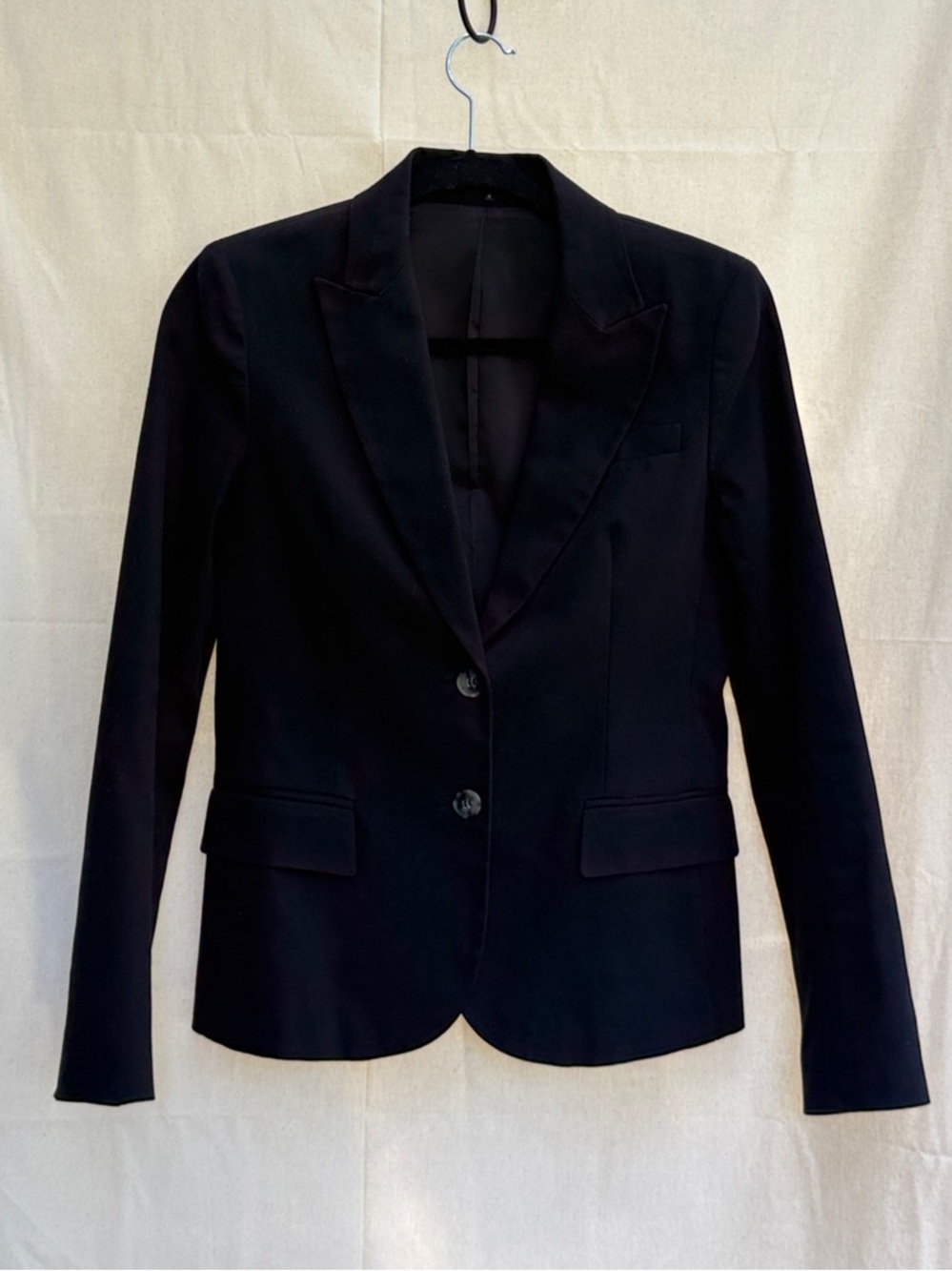Theory Women's Black Two-Button Tailored Blazer - Picture 1 of 5